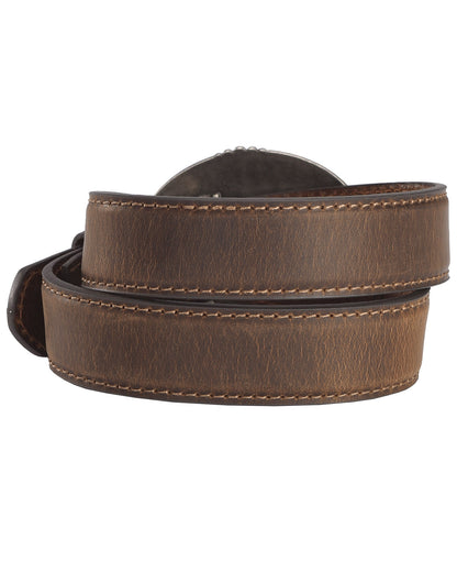 Boys' Eagle Flag Belt Brown