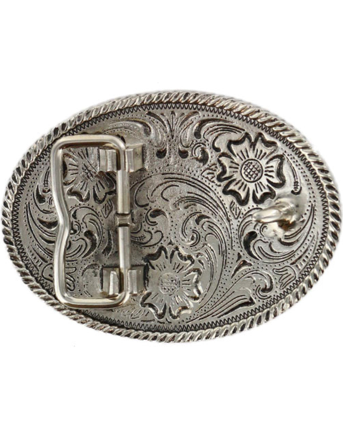 Boys' Dual-Tone Horse Belt Buckle Multi