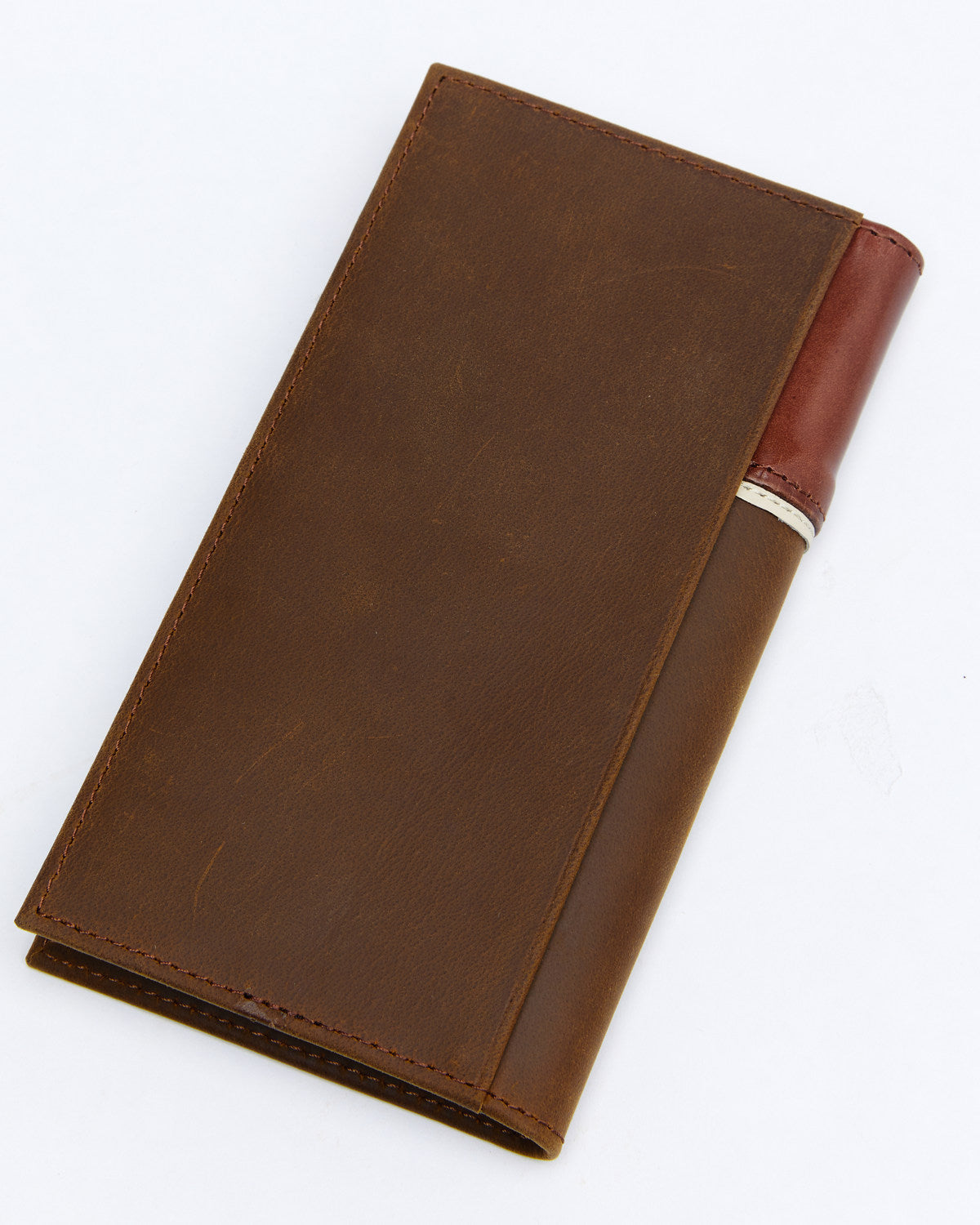 Men's Tooled Rodeo Wallet Brown