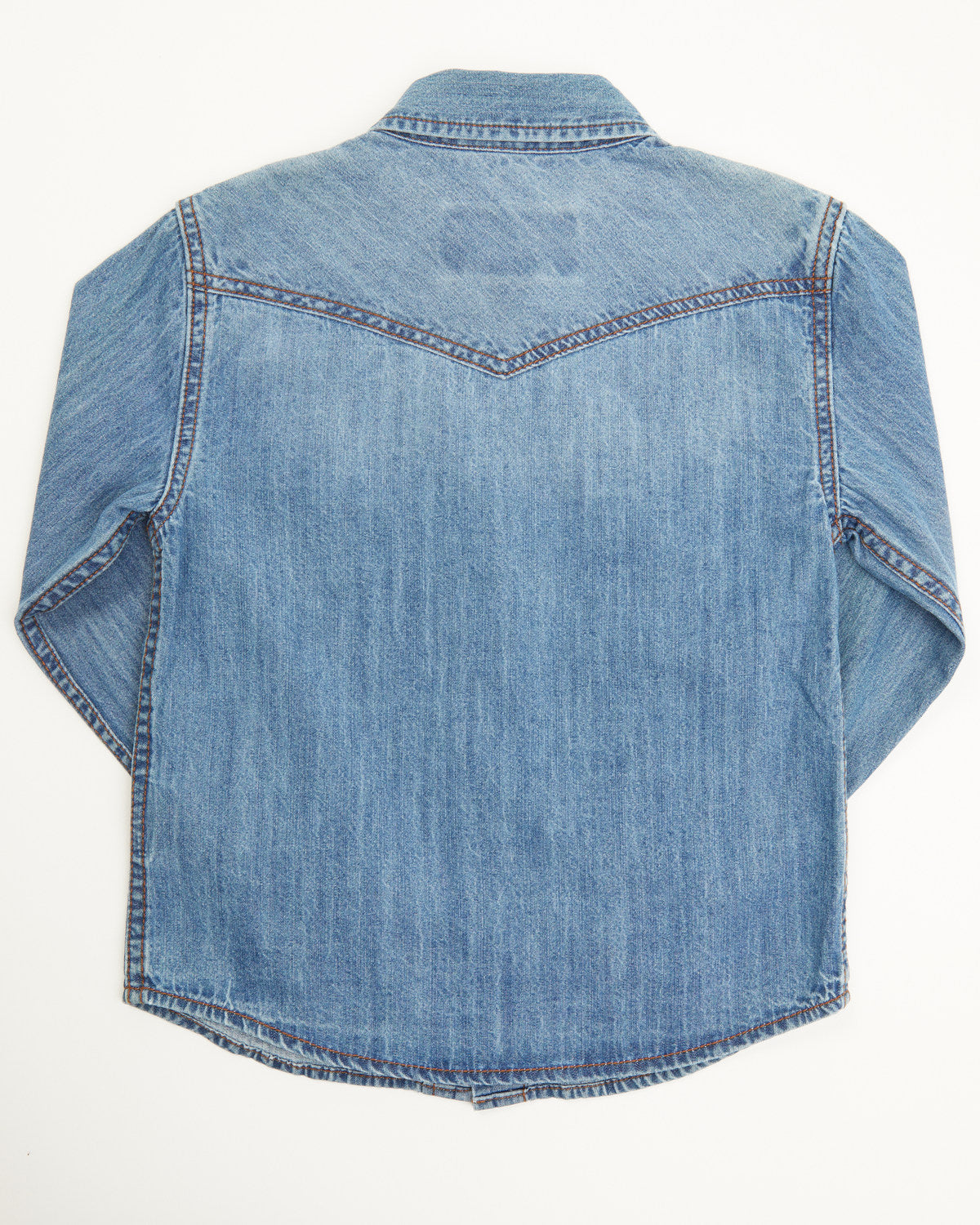 Toddler Boys' Foothill Denim Long Sleeve Pearl Snap Western Dark Wash