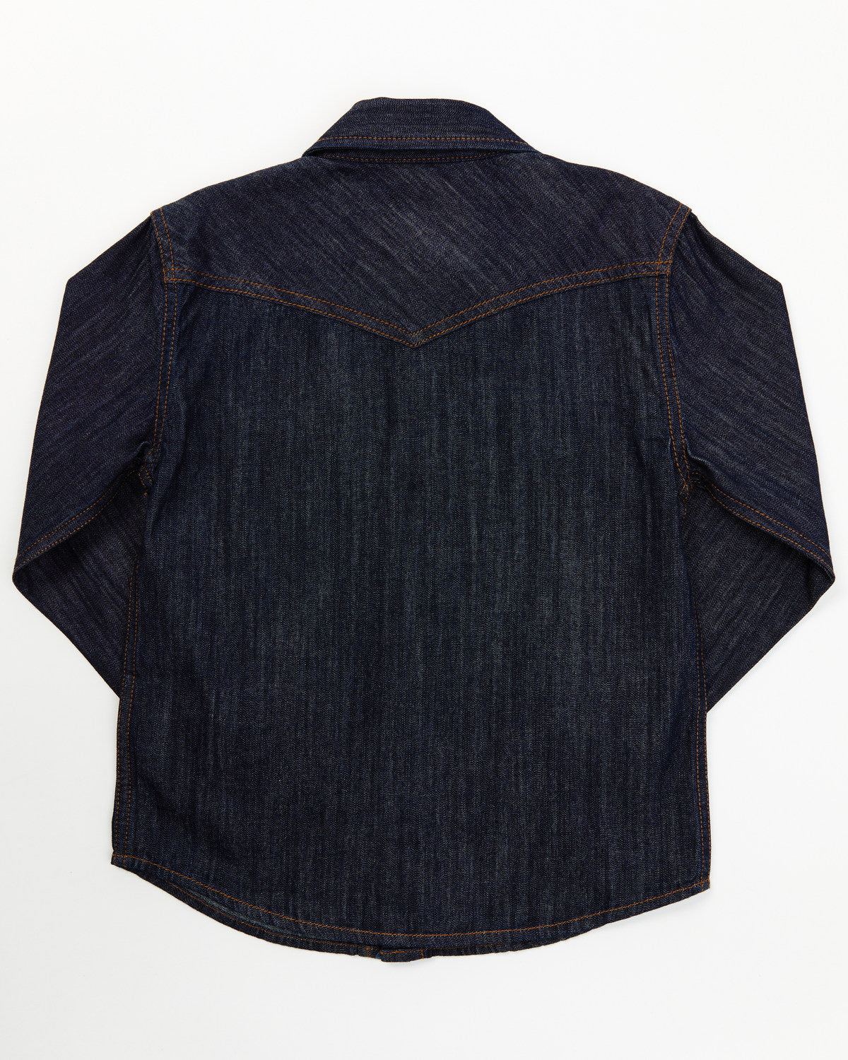 Toddler Boys' Foothill Denim Long Sleeve Pearl Snap Western Dark Wash