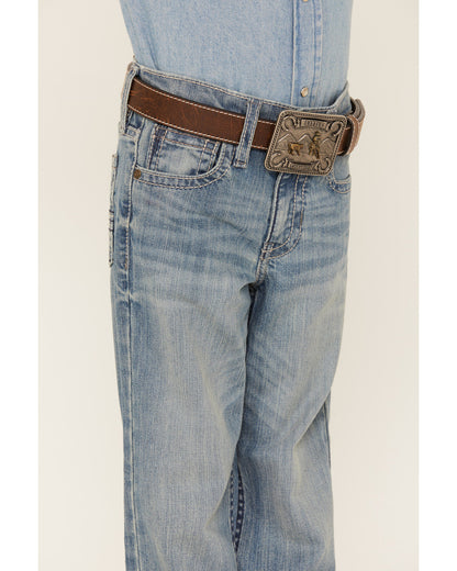 Boys' Hamshackle Light Wash Relaxed Boot Denim Jeans Light Wash