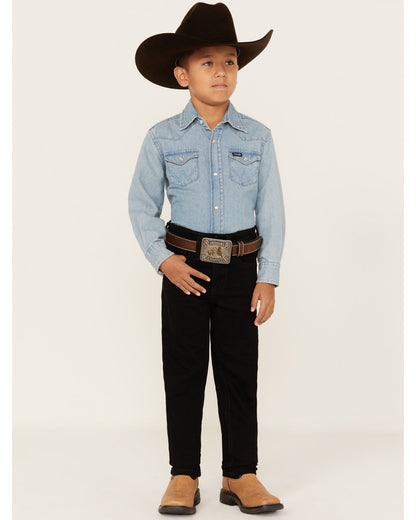 Boys' Night Rider Straight Leg Jeans - Sizes 8-20 Black
