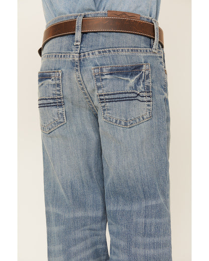 Boys' Hamshackle Light Wash Relaxed Boot Denim Jeans - Size Light Wash