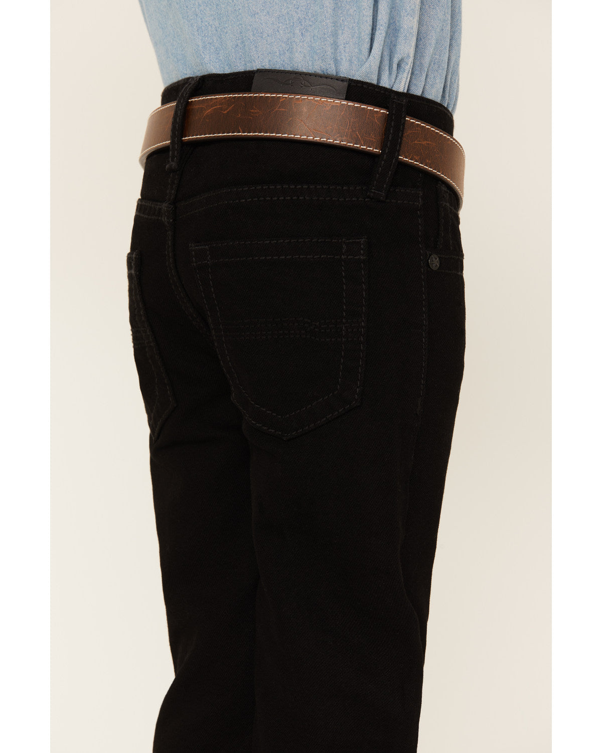 Little Boys' Night Rider Straight Leg Jeans Black