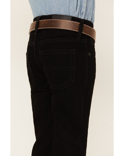 Little Boys' Night Rider Straight Leg Jeans Black
