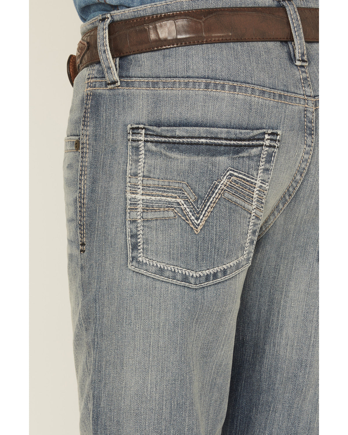 Boys' Medium Wash Buckskin Slim Bootcut Stretch Denim Jeans Medium Wash