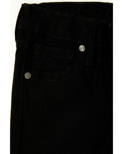 Toddler Boys' Night Rider Slim Bootcut Comfort Stretch Deni Black