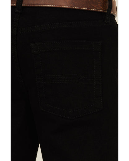 Boys' Night Rider Slim Bootcut Comfort Stretch Denim Jeans Black