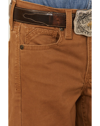 Boys' Benedetto Slim Bootcut Stretch Denim Jeans Rust Copper
