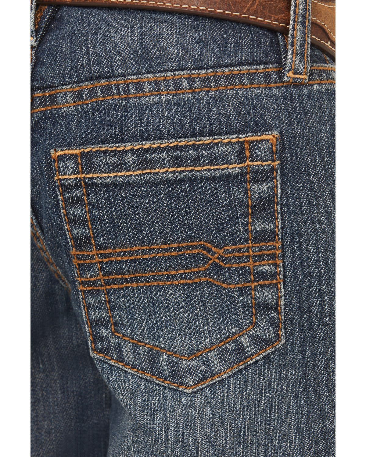 Little Boys' Wolfstooth Medium Wash Relaxed Bootcut Stretch Medium Wash