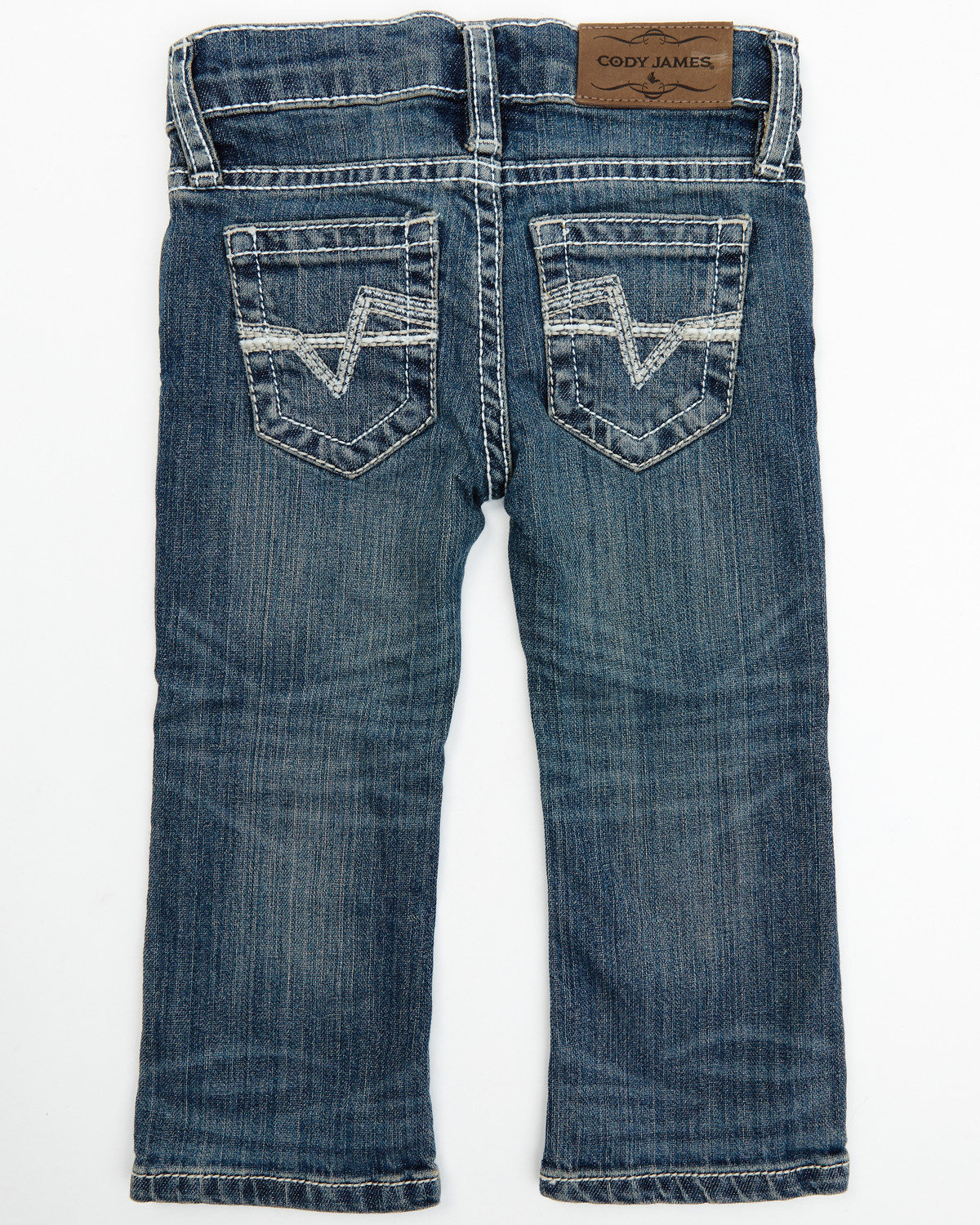 Toddler Boys' Stone Cold Wash Slim Boot Stretch Jeans Dark Medium Wash