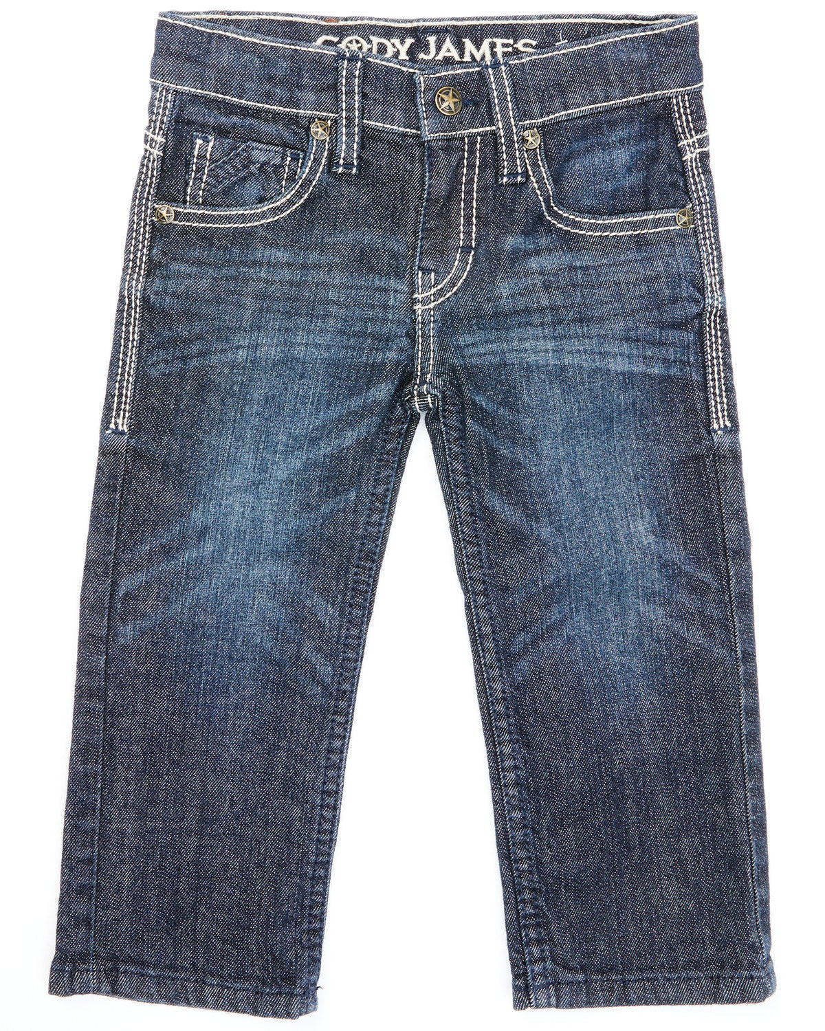 Toddler Boys' Night Hawk Medium Wash Mid Rise Stretch Relax Blue