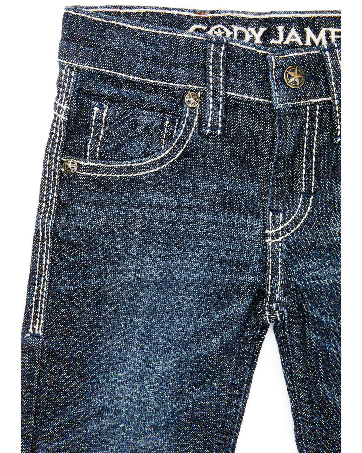 Toddler Boys' Night Hawk Medium Wash Mid Rise Stretch Relax Blue