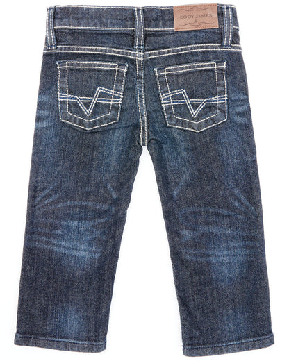 Toddler Boys' Night Hawk Medium Wash Mid Rise Stretch Relax Blue