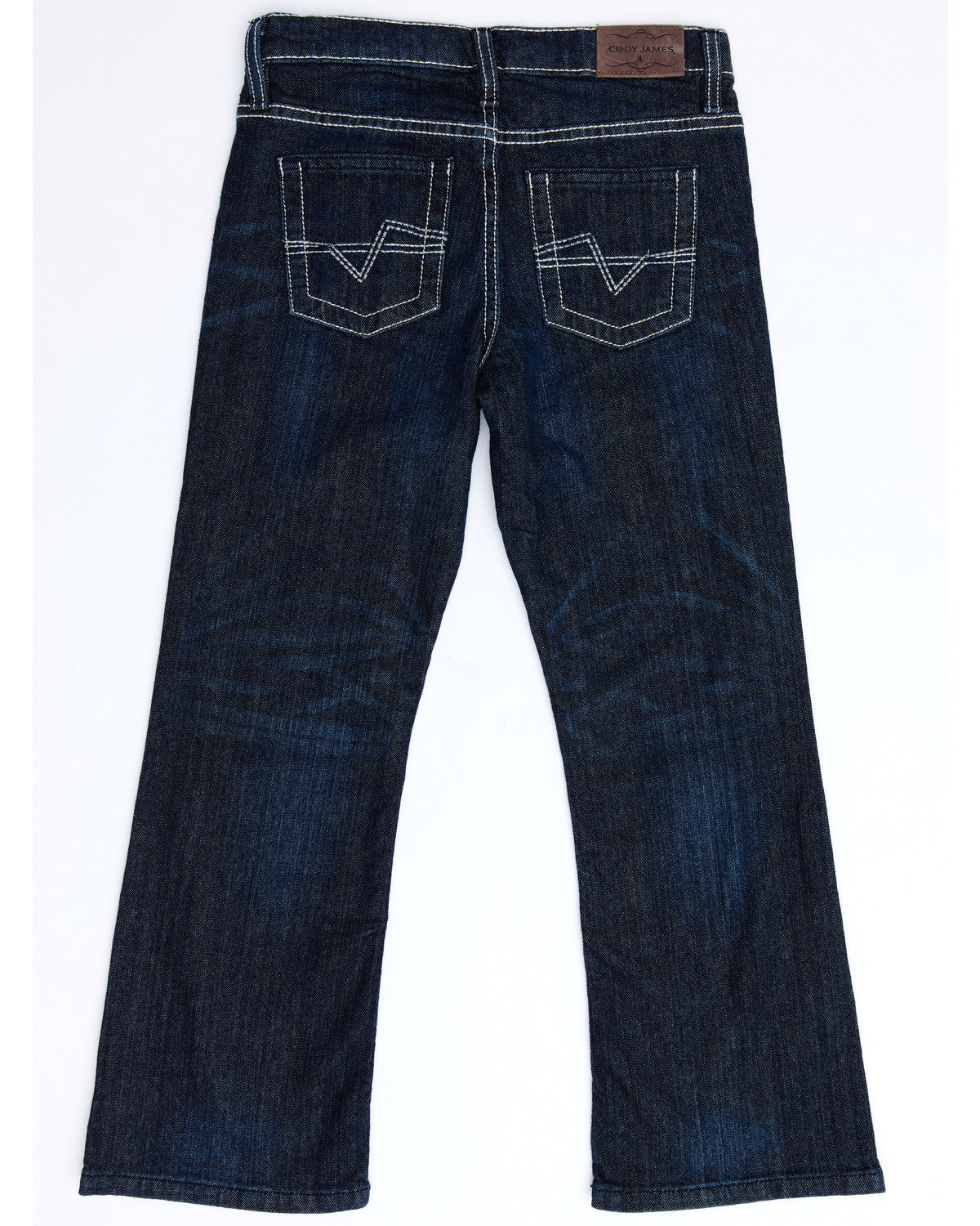 Boys' Night Hawk Medium Wash Mid Rise Stretch Relaxed Bootc Blue