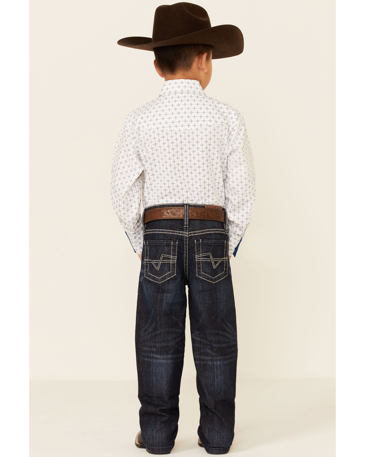 Little Boys' Night Hawk Medium Wash Mid Rise Stretch Relaxe Blue