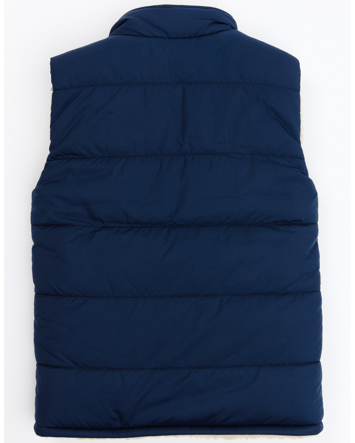 Toddler Boys' Reversible Puffer Vest Dark Blue