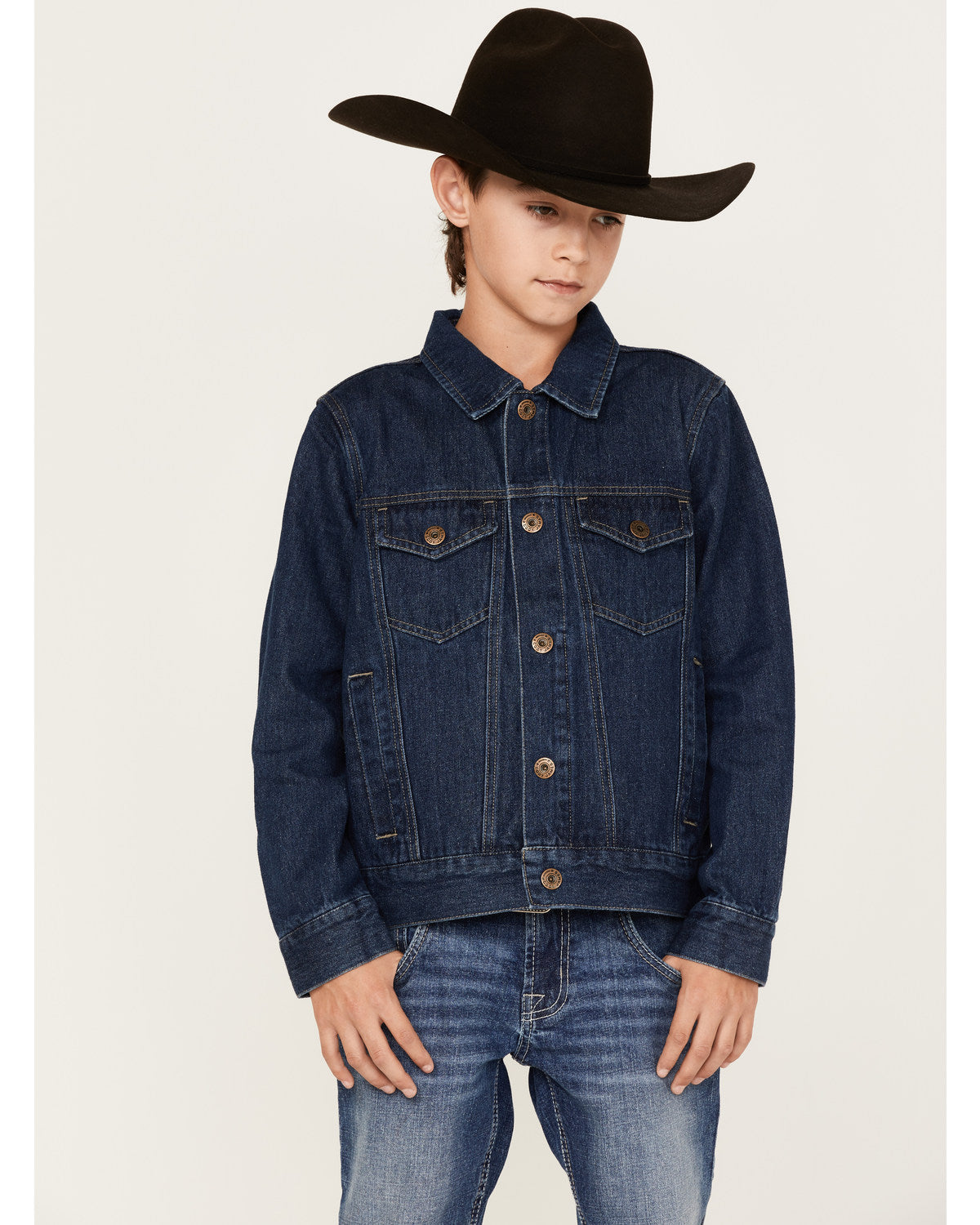 Boys' Coasting Medium Wash Unlined Denim Jacket Medium Wash