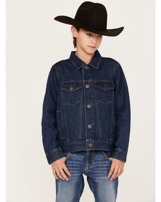 Boys' Coasting Medium Wash Unlined Denim Jacket Medium Wash