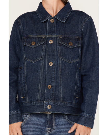 Boys' Coasting Medium Wash Unlined Denim Jacket Medium Wash