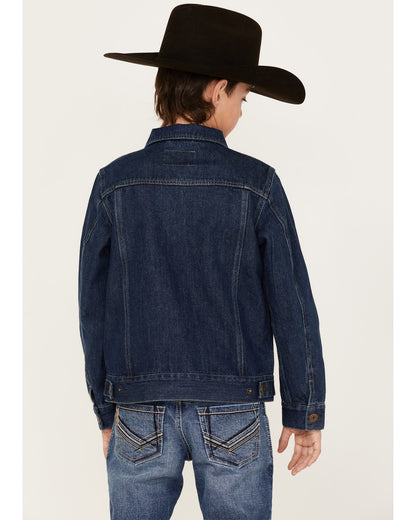 Boys' Coasting Medium Wash Unlined Denim Jacket Medium Wash