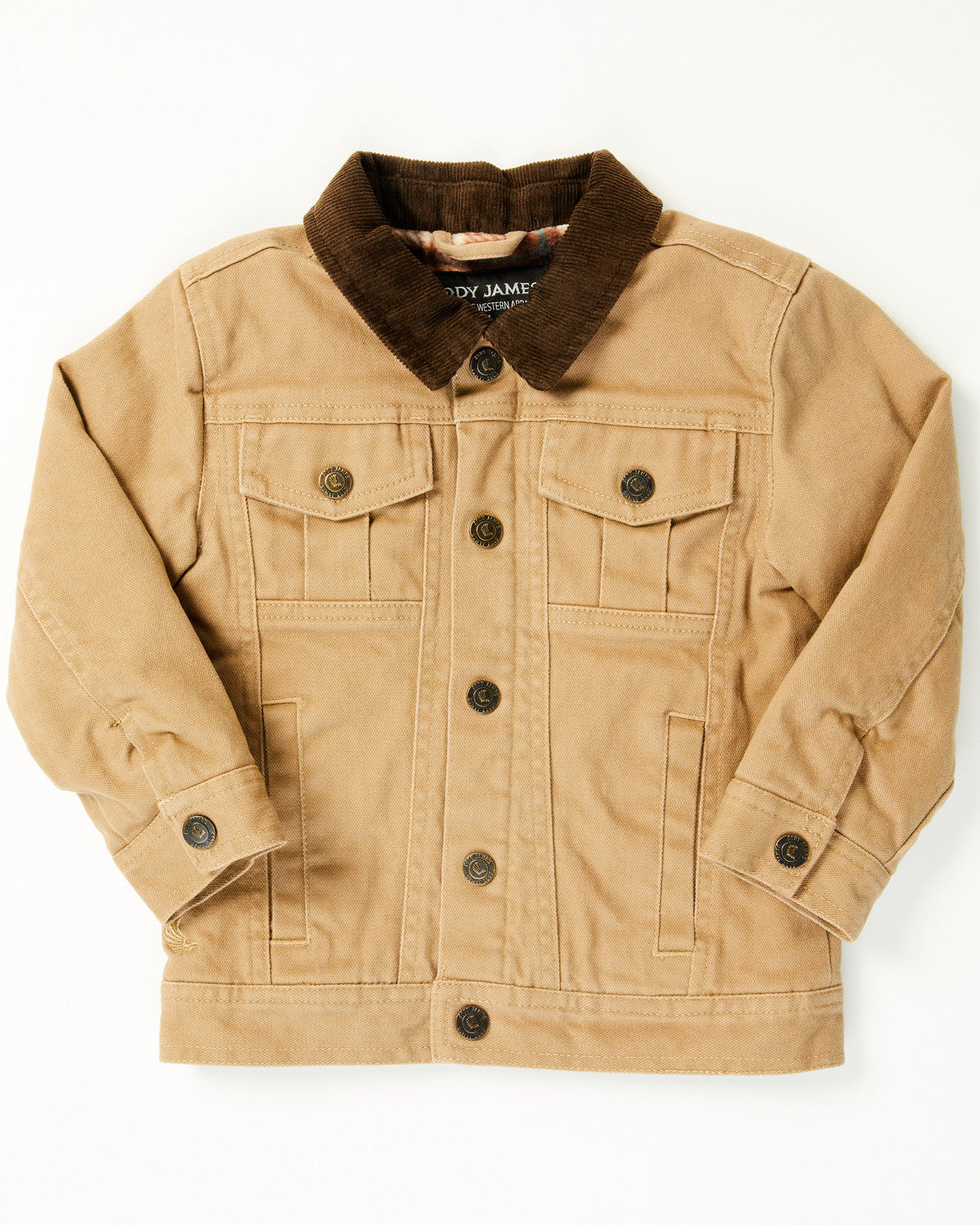 Toddler Boys' Ozark Washed Canvas Rancher Jacket Beige