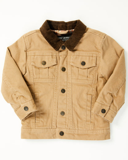 Toddler Boys' Ozark Washed Canvas Rancher Jacket Beige