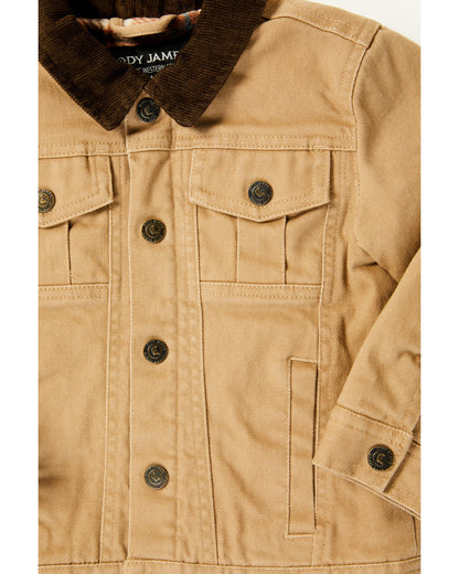 Toddler Boys' Ozark Washed Canvas Rancher Jacket Beige