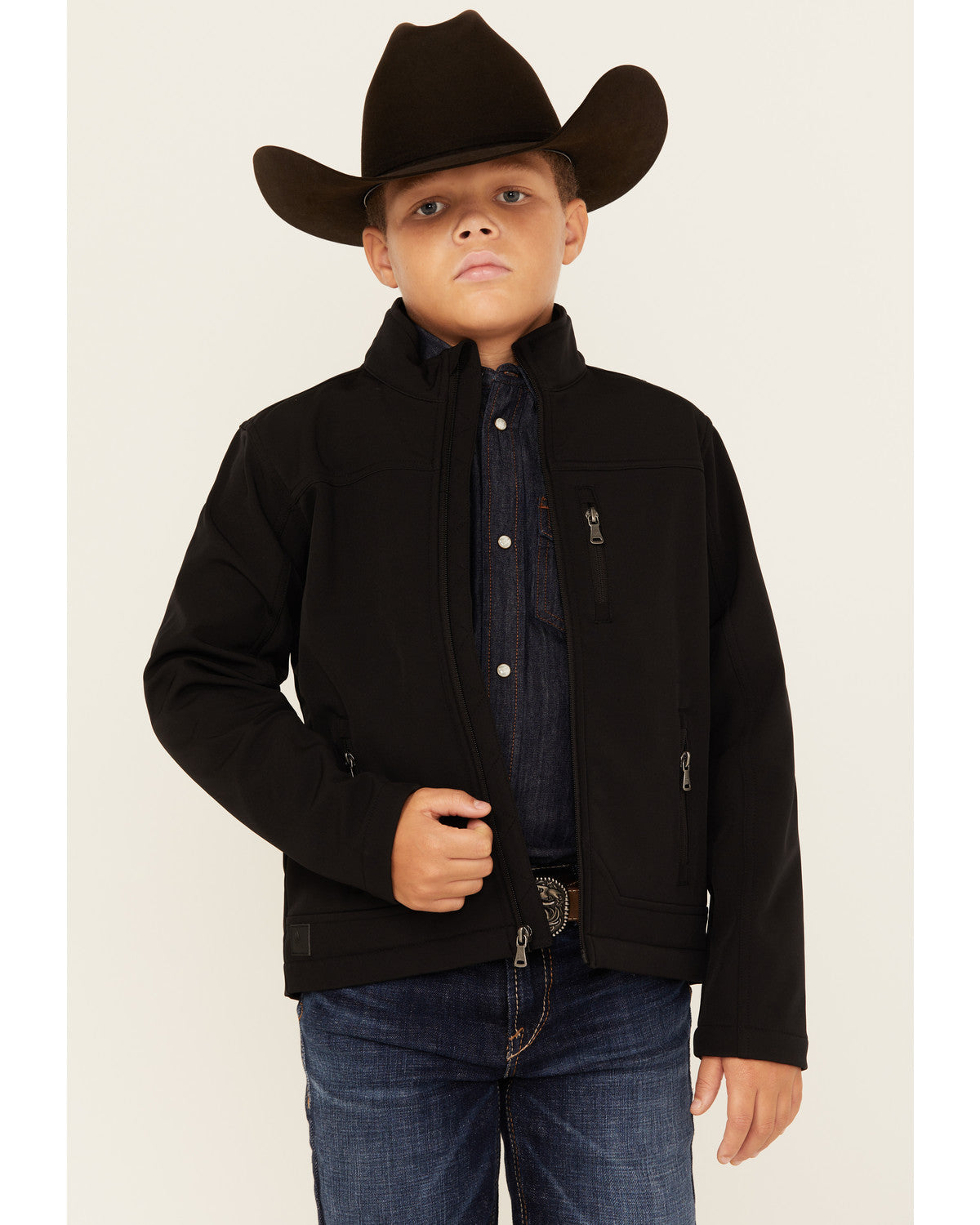 Boys' Sharpshooter Softshell Jacket Black