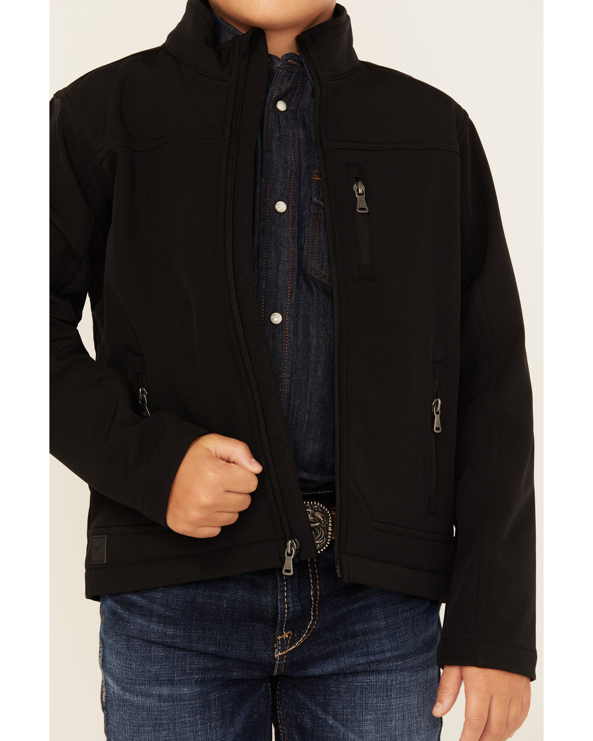 Boys' Sharpshooter Softshell Jacket Black
