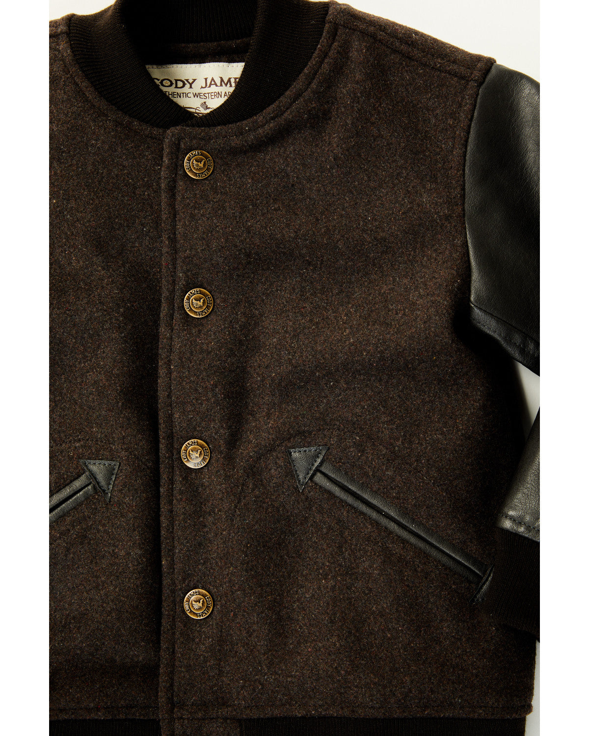 Toddler Boys' Brighton Varsity Jacket Brown