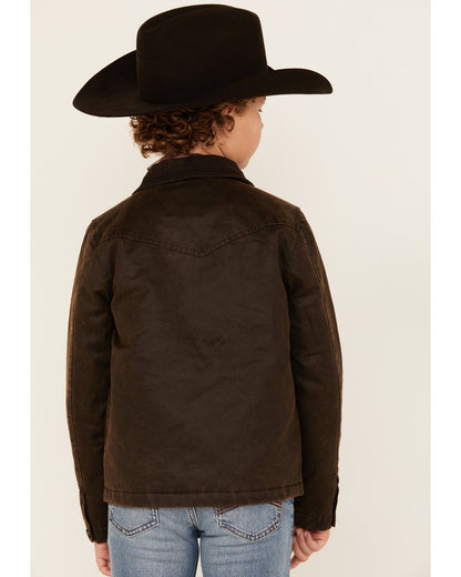 Boys' Road Dust Oil Skin Jacket Brown