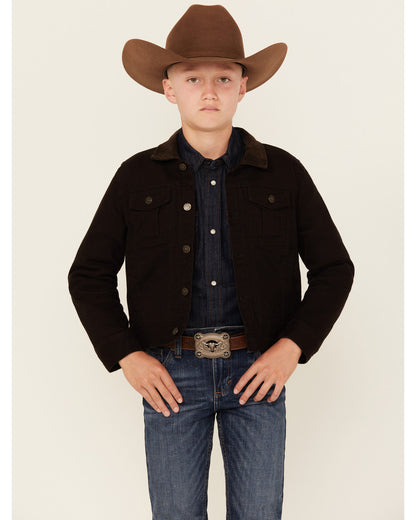 Boys' Memphis Solid Rancher Jacket Black