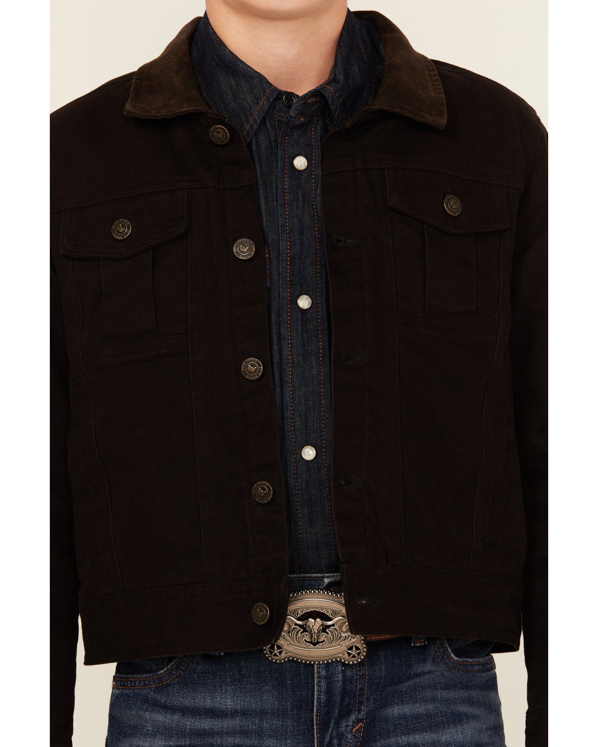 Boys' Memphis Solid Rancher Jacket Black