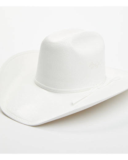 Toddler's Cowpoke Straw Cowboy Hat White