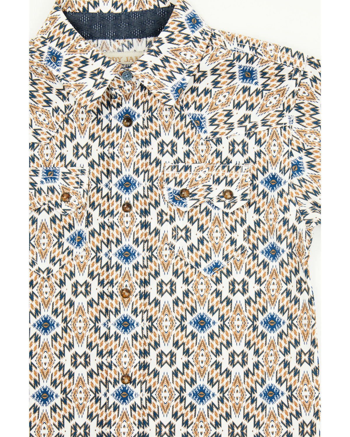Toddler Boys' High Plains Southwestern Print Short Sleeve W Tan