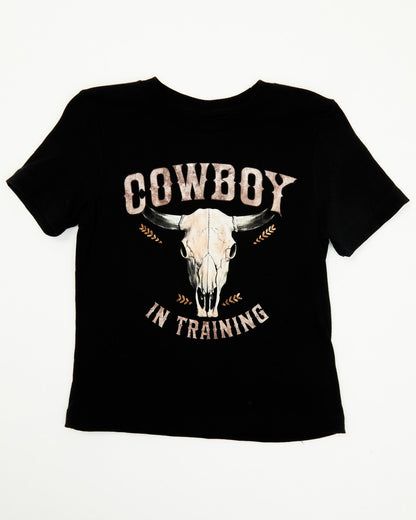 Toddler Boys' Training Short Sleeve Graphic T-Shirt Black
