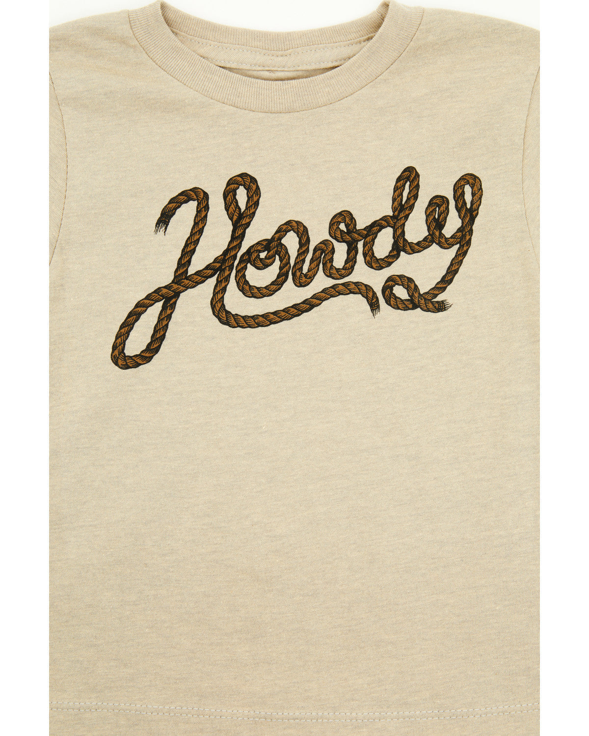 Toddler Boys' Howdy Short Sleeve Graphic T-Shirt Tan