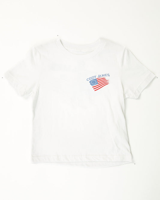 Toddler Boys' Heritage Short Sleeve Graphic T-Shirt White