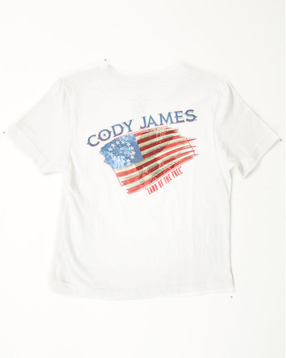 Toddler Boys' Heritage Short Sleeve Graphic T-Shirt White