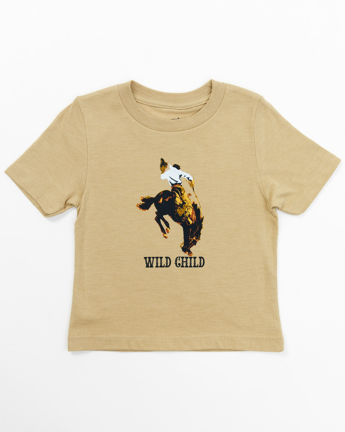 Toddler Boys' Wild One Short Sleeve Graphic T-Shirt Tan