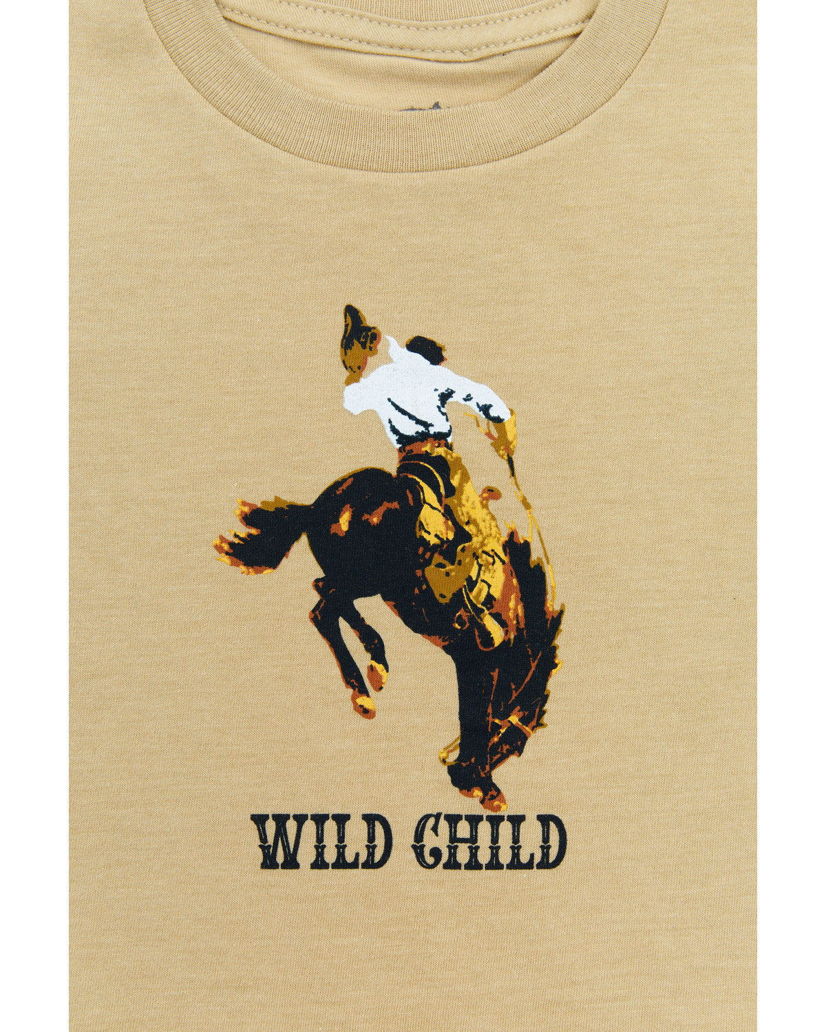 Toddler Boys' Wild One Short Sleeve Graphic T-Shirt Tan