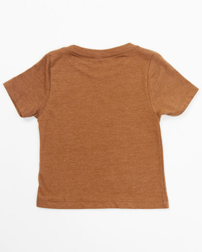 Toddler Boys' Cowboyin' Short Sleeve Graphic T-Shirt Caramel