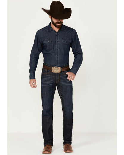 Men's Night Hawk Wash Jackson Slim Straight Stretch Denim J Blue