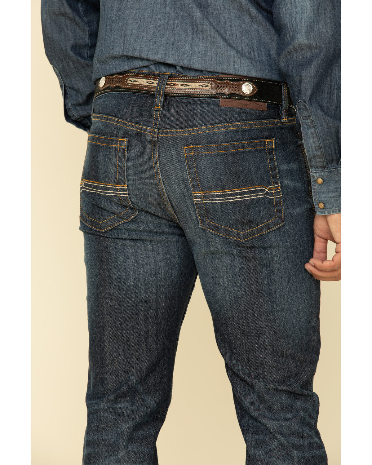 Men's Night Hawk Wash Jackson Slim Straight Stretch Denim J Blue