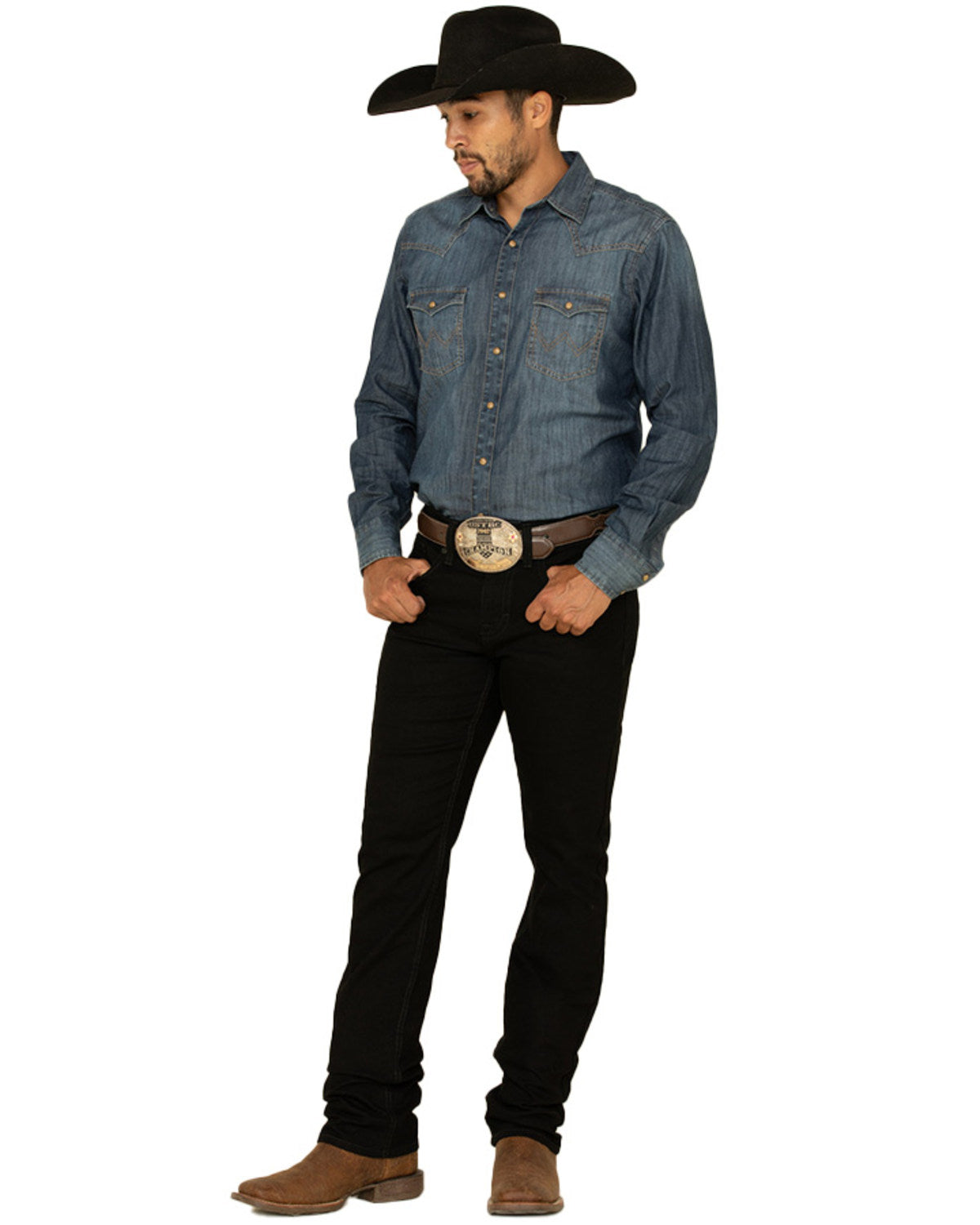 Men's Night Rider Wash Jackson Slim Straight Stretch Denim Black