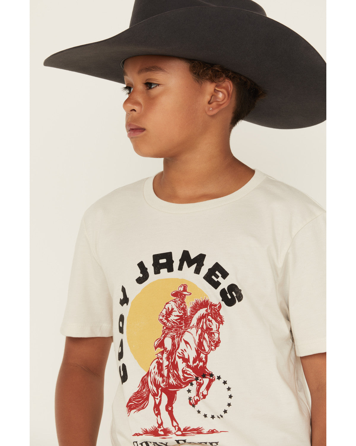 Boys' Stay Free Short Sleeve Graphic T-Shirt Cream