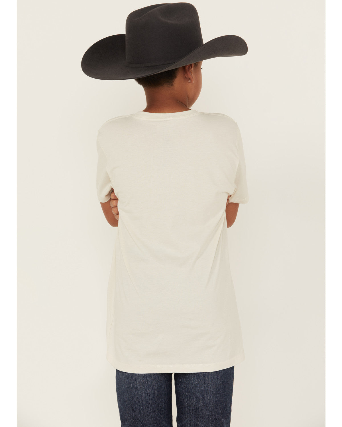 Boys' Stay Free Short Sleeve Graphic T-Shirt Cream