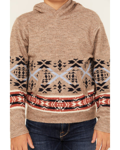 Boys' Canoe Hooded Sweatshirt Tan